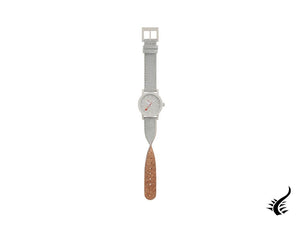 Montre à quartz Mondaine Essence Grey, écologique - recyclée, 32 mm, MS1.32170.LK