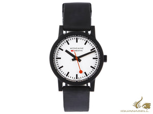 Montre à quartz Mondaine Essence, écologique - recyclée, 32 mm, MS1.32110.RB