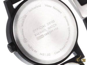 Montre à quartz Mondaine Essence, écologique - recyclée, 32 mm, MS1.32110.RB