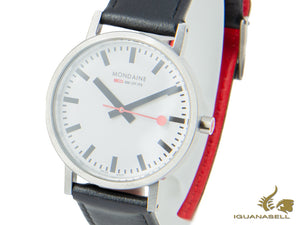 Mondaine SBB Classic Quartz watch, Mineral crystal, 36mm. A660.30314.16SBB