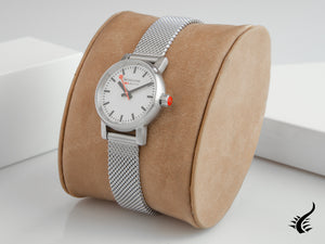 Montre à quartz Mondaine SBB Evo2 Petite, blanche, 26 mm, MSE.26110.SM