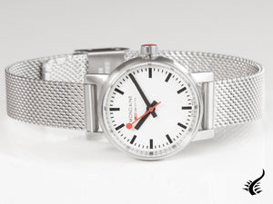 Montre à quartz Mondaine SBB Evo2 Petite, blanche, 26 mm, MSE.26110.SM