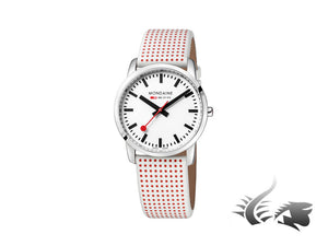 Mondaine SBB Simply Elegant Quartz watch, White, 36mm, A400.30351.11SBA