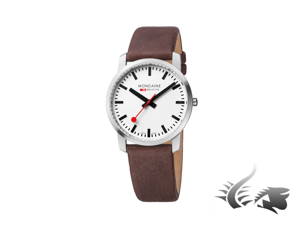 Mondaine SBB Simply Elegant Quartz watch, 41mm, A638.30350.11SBG