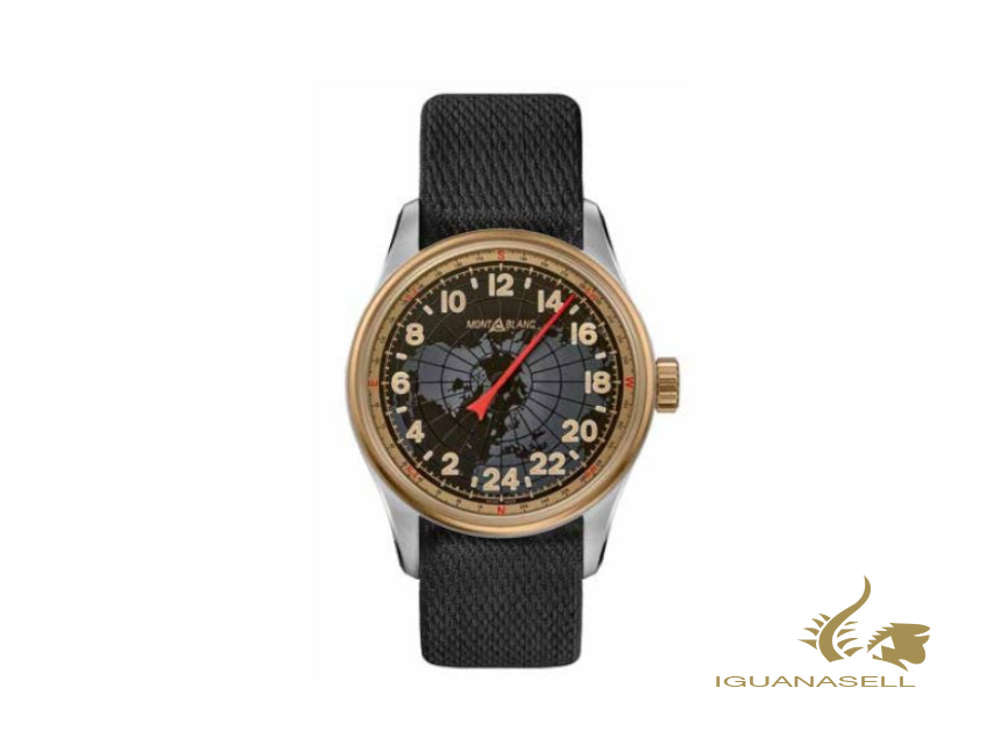 Montblanc 1858 'Automatic 24H' Watch, Bronze, Black, 42 mm, 126007