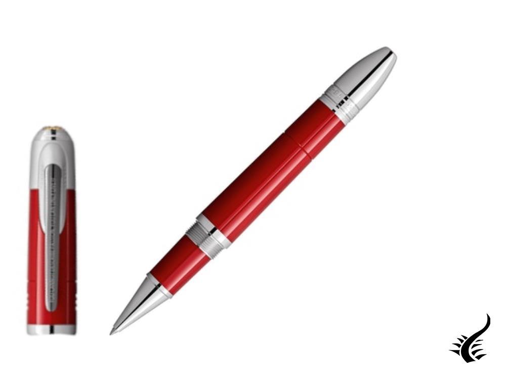 Stylo roller Montblanc Great Characters Enzo Ferrari, résine précieuse, 127175