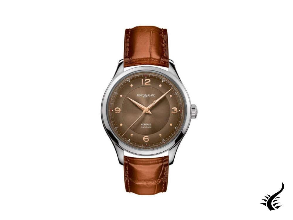 Montblanc Heritage Automatic Watch, Brown, 40 mm, MB 24.17, Cayman Band, 128673
