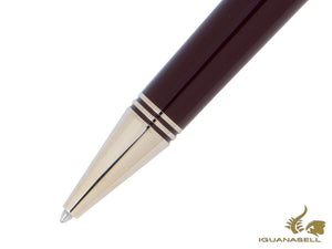 Montblanc John F. Kennedy Ballpoint Pen, Burgundy, Resine, Special Ed., 118083