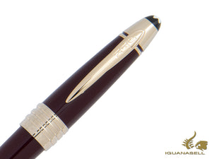 Montblanc John F. Kennedy Ballpoint Pen, Burgundy, Resine, Special Ed., 118083