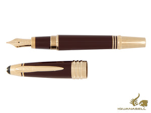 Montblanc John F. Kennedy Fountain Pen, Burgundy, Special Ed., 118051