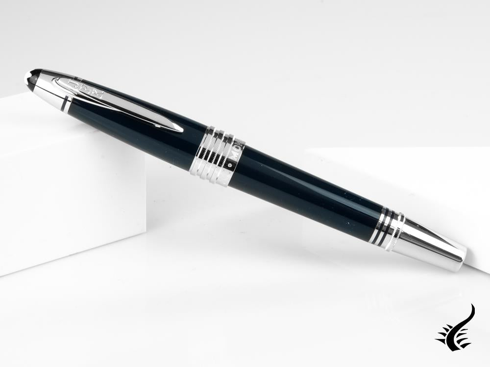 Montblanc John F. Kennedy Fountain Pen, Resine & Platinum, 111045