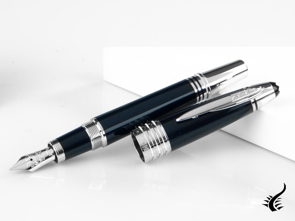 Stylo plume Montblanc John F. Kennedy, résine et platine, 111045