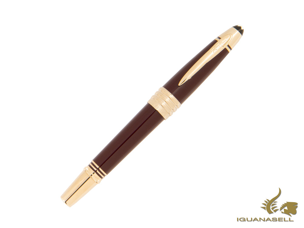 Montblanc John F. Kennedy Rollerball Pen, Burgundy, Resine, Special Ed., 118082