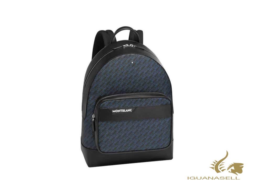 Montblanc M Gram 4810 Backpack, Leather, Blue, Zip, 127411