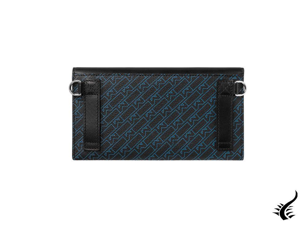 Montblanc M Gram 4810 Mini Folio, cuir, bleu, aimant, 127899