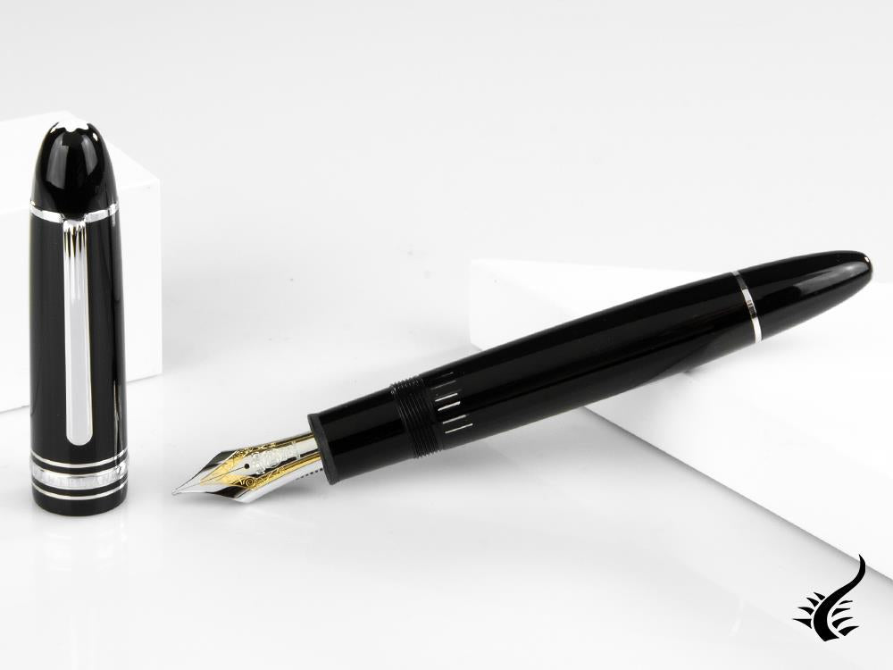 Stylo plume Montblanc Meisterstück 149 Platinum, résine précieuse