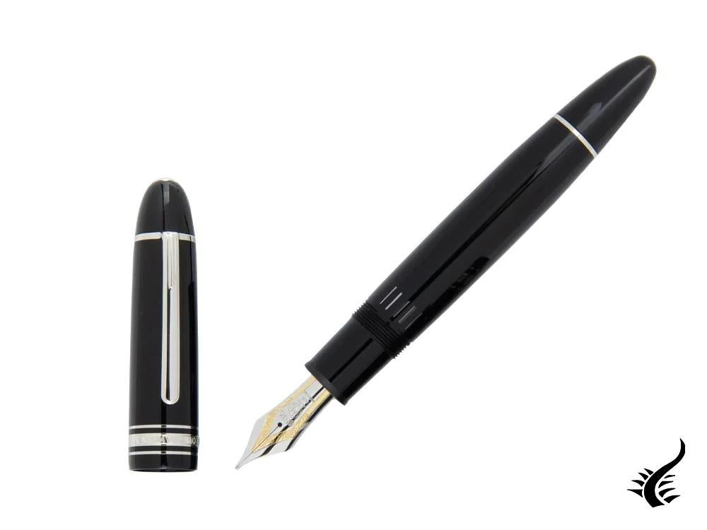 Stylo plume Montblanc Meisterstück 149 Platinum, résine précieuse