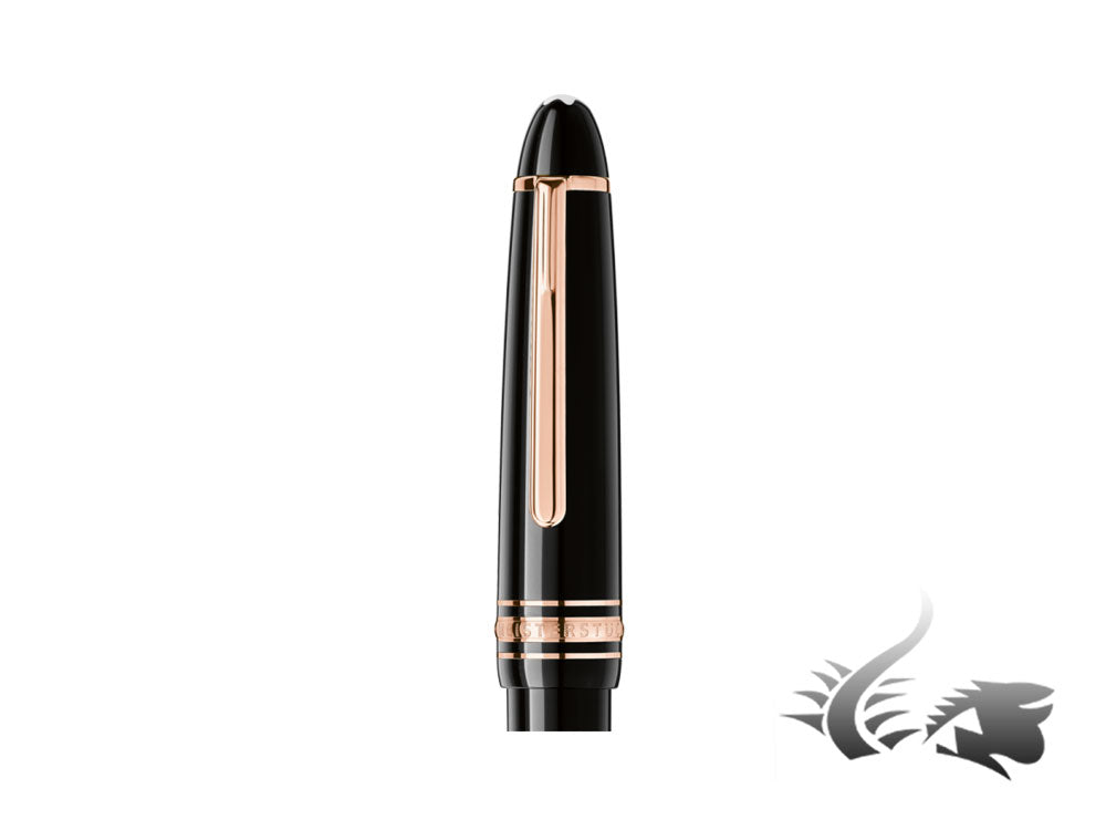 Montblanc Meisterstück Red Gold LeGrand Ballpoint pen, Precious black resine