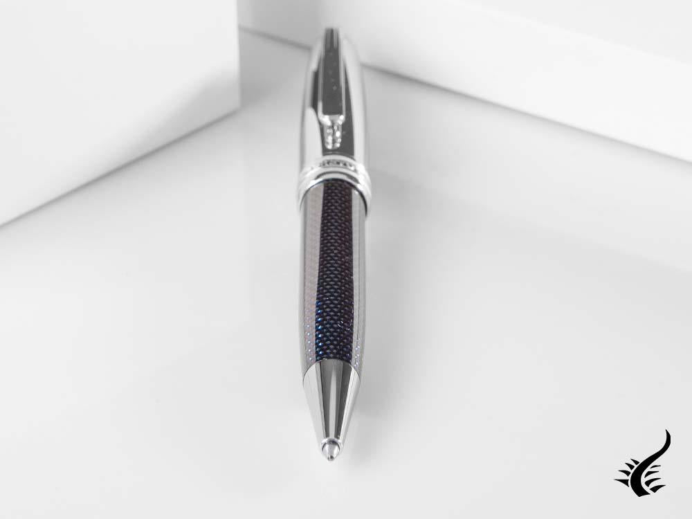 Montblanc Meisterstück Ballpoint pen, Lacquer, Platinum trim, 112895