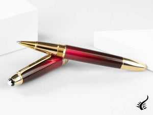 Montblanc Meisterstück Calligraphy Solitaire Rollerball pen, Burgundy, 125339