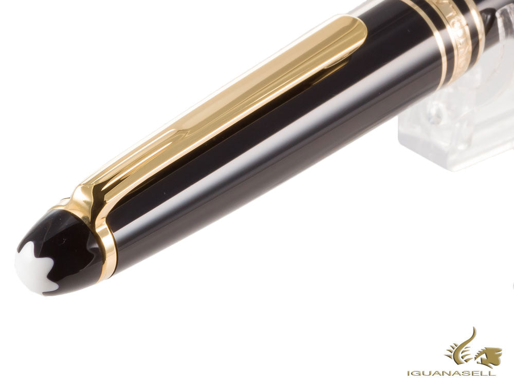 Stylo roller Montblanc Meisterstuck Classique, résine précieuse, attributs dorés