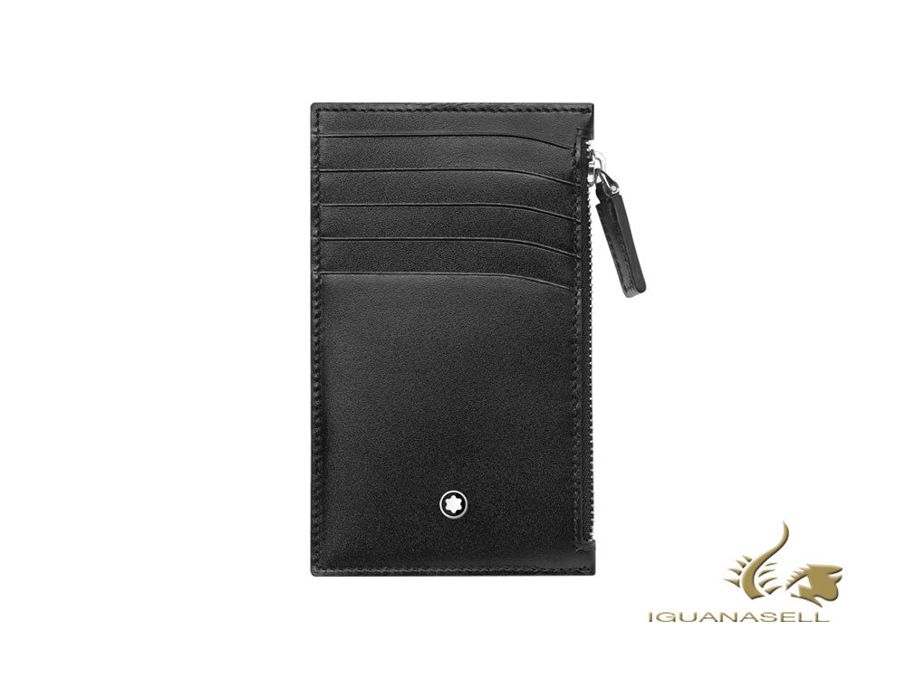 Montblanc Meisterstück Credit card holder, Black, 5 Cards, Coin Case, 118313