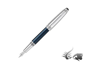 Stylo plume Montblanc Meisterstück, laque, garniture platine, 112893