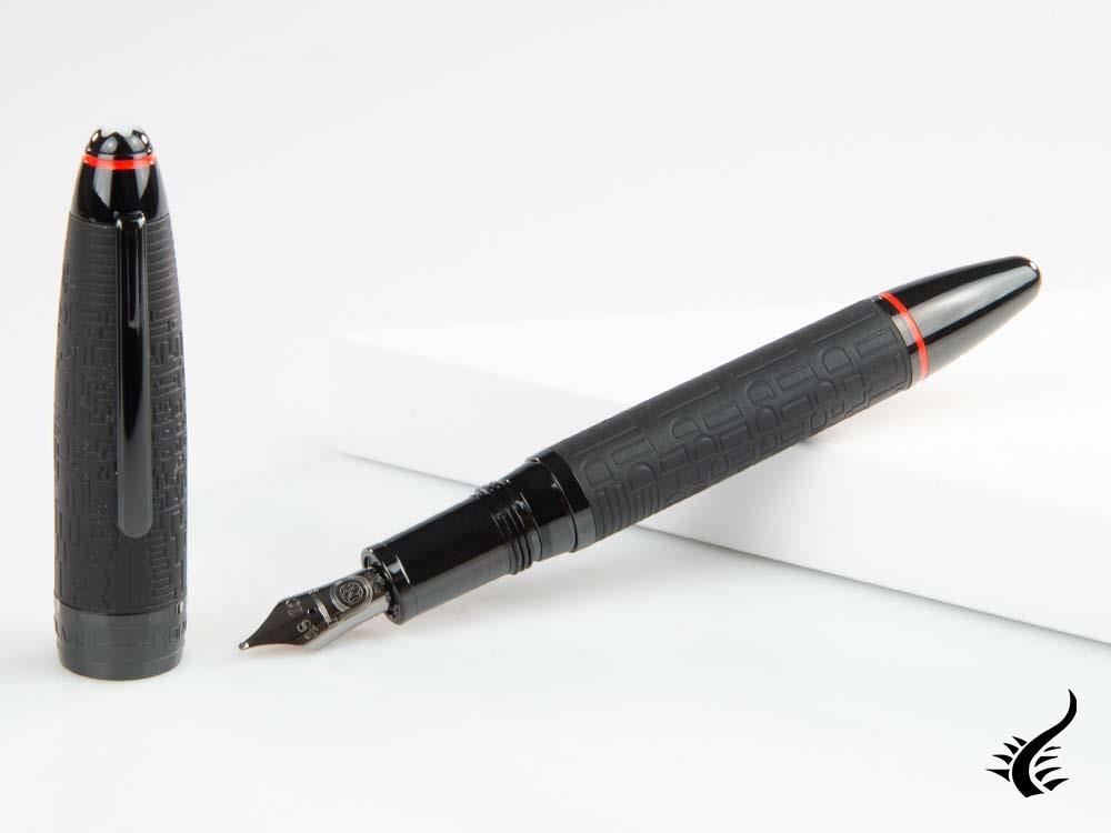 Montblanc Meisterstück Great Masters Pirelli Fountain Pen, Black, 125974