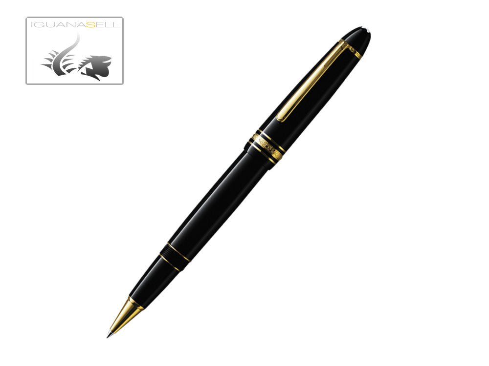 Stylo roller Montblanc Meisterstück LeGrand, Résine précieuse, Garniture dorée, 11402