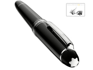 Stylo roller Montblanc Meisterstück, Résine précieuse, Garniture platine, 2865