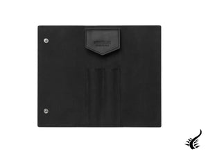 Montblanc Meisterstück Soft Grain 2 Pen Case, Full-grain Cowhide, Black, 126265