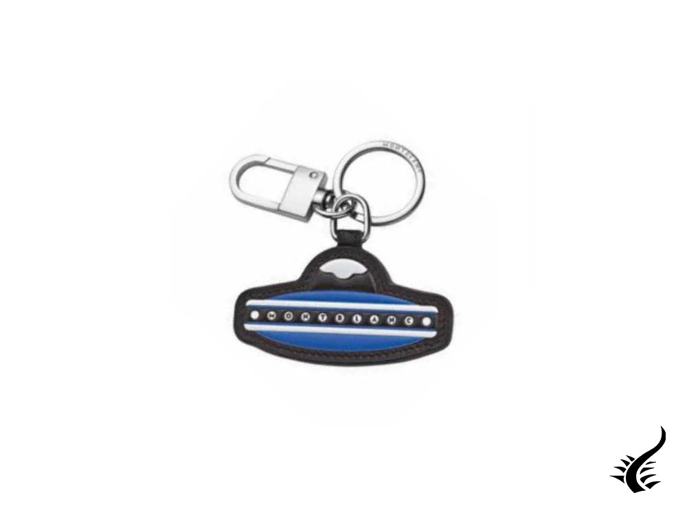 Montblanc Meisterstück Soft Grain Blue UFO Key ring, Steel, Leather, 127379