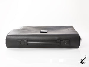 Montblanc Meisterstück Soft Grain Briefcase, Leather, Black, Flap-over, 126228