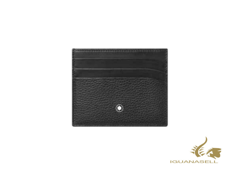 Montblanc Meisterstück Soft Grain Credit card holder, Leather, Black, 126258