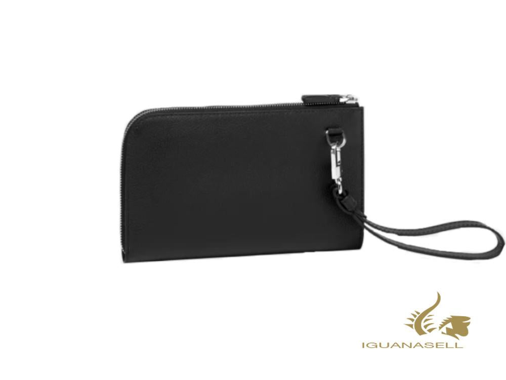 Montblanc Meisterstück Soft Grain Pochette Petite 2 en 1, Cuir, Noir, 126246