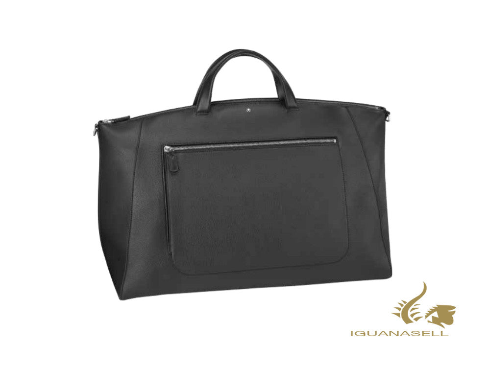 Sac Homme Montblanc Meisterstück Soft Grain Duffle, Cuir, Noir, Zip, 126247