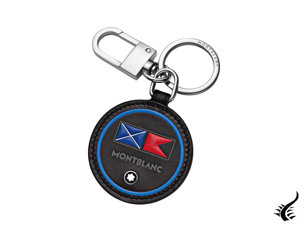 Montblanc Meisterstück Soft Grain "Flag" Key ring, Steel, Multicolour, 124586