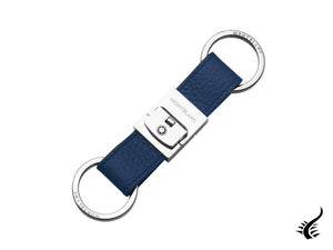 Montblanc Meisterstück Soft Grain Key ring, Full-grain Cowhide, Blue, 124112