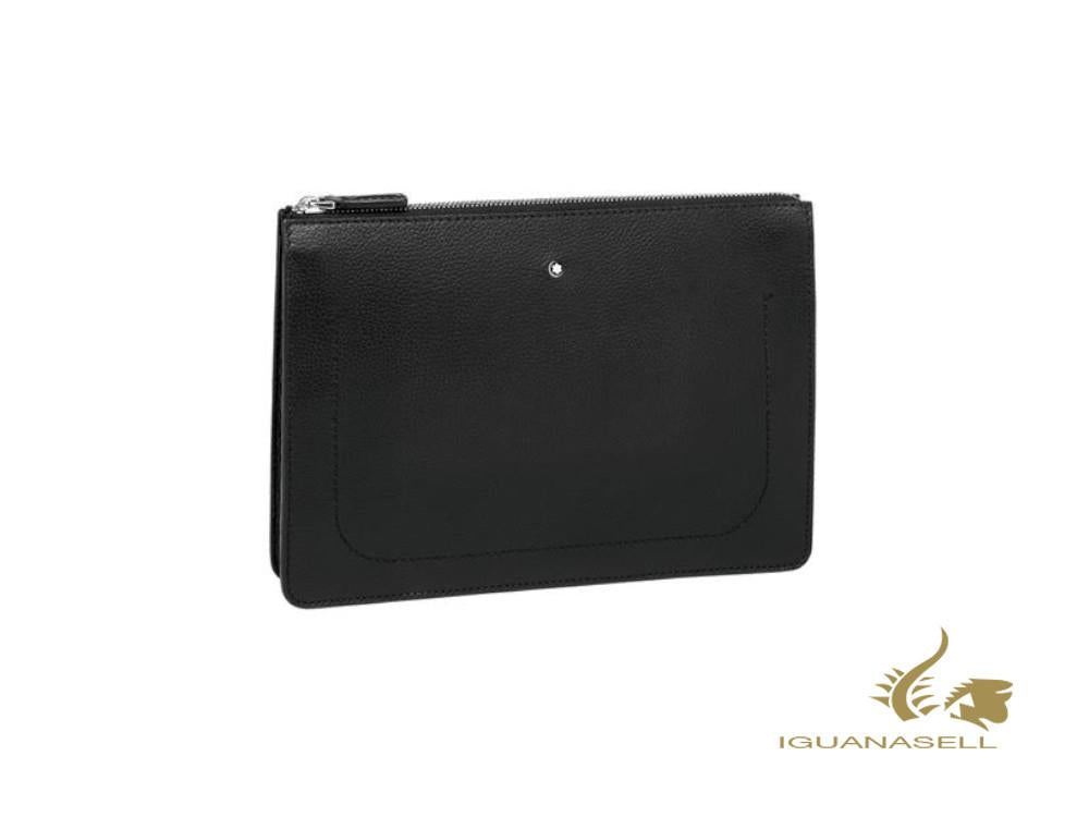 Montblanc Meisterstück Soft Grain Clutch, Full-grain Cowhide, Black, 126245