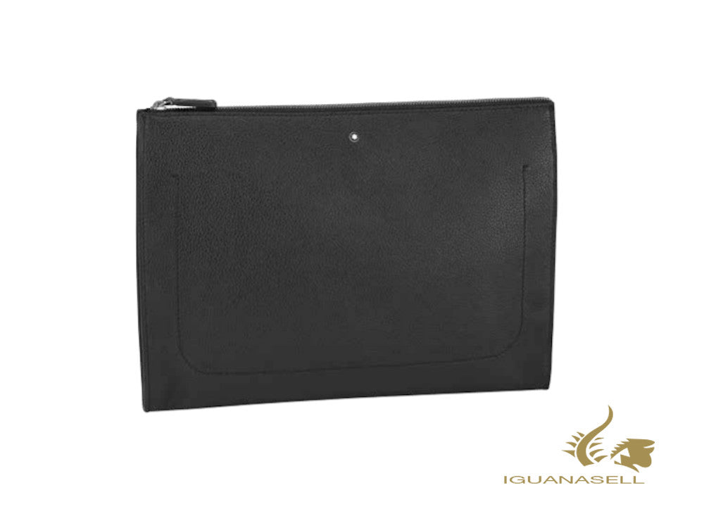 Montblanc Meisterstück Soft Grain Portfolio, Leather, Black, Zip, 126231