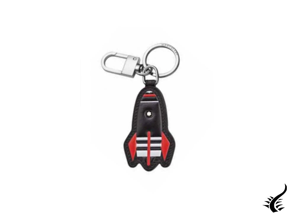 Montblanc Meisterstück Soft Grain Red Rocket Key ring, Steel, Leather, 127382