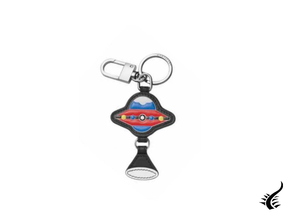 Montblanc Meisterstück Soft Grain Red UFO Key ring, Steel, Leather, Red, 127380