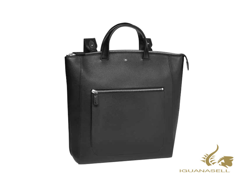 Montblanc Meisterstück Soft Grain "Tote" bag, Leather, Black, Zip, 126236