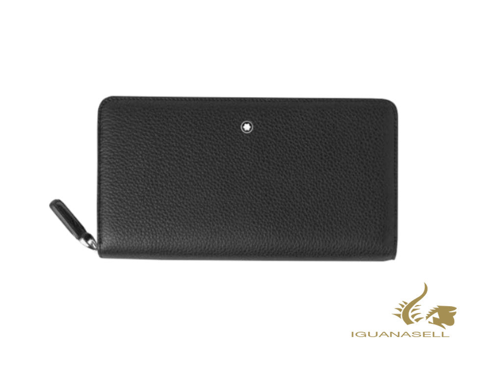 Montblanc Meisterstück Soft Grain Wallet, Black, Leather, 11 Cards, 126255