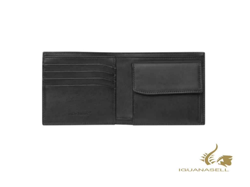 Montblanc Meisterstück Soft Grain Wallet, Black, Leather, 4 Cards,  126253