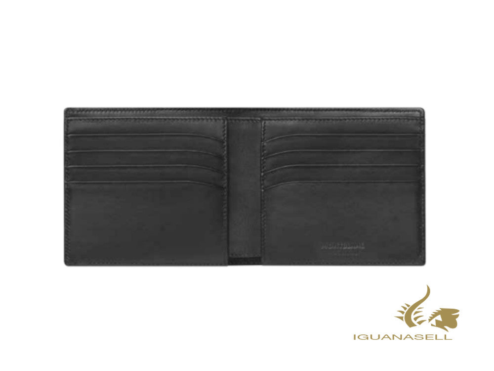 Montblanc Meisterstück Soft Grain Wallet, Black, Leather, 8 Cards, 126251