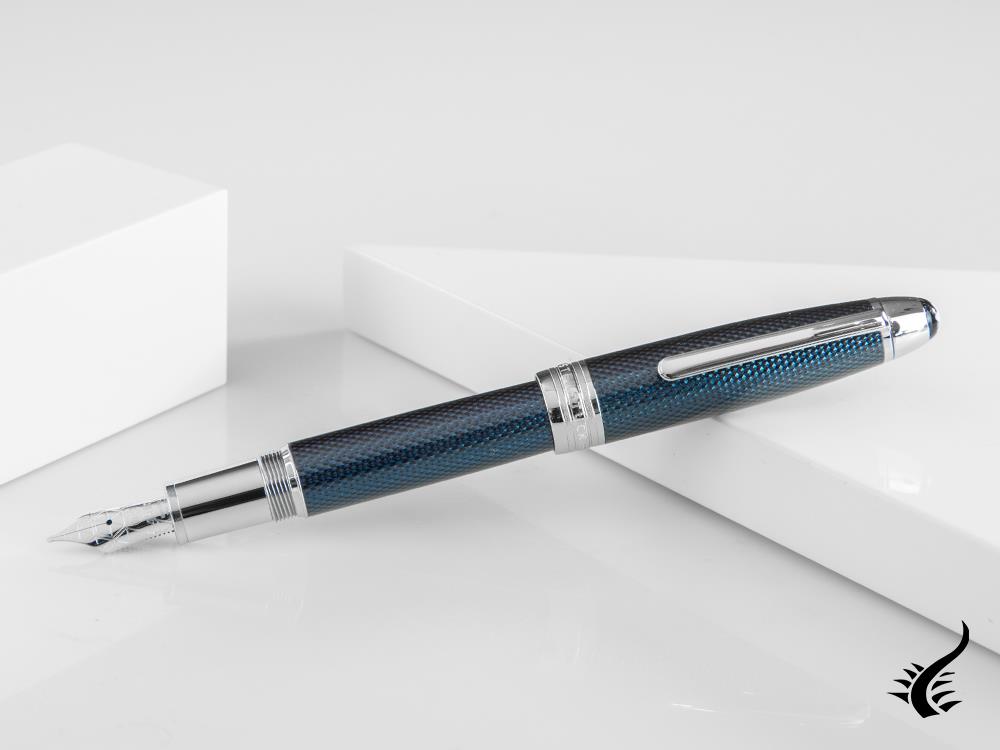 Montblanc Meisterstück Solitaire Blue Hour LeGrand Fountain Pen, 112889