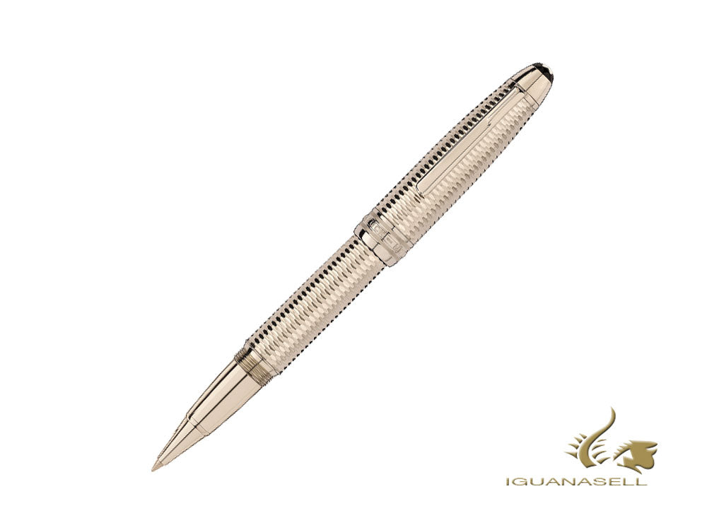 Montblanc Meisterstück Solitaire LeGrand Geometry Rollerball, Champagne, 118102