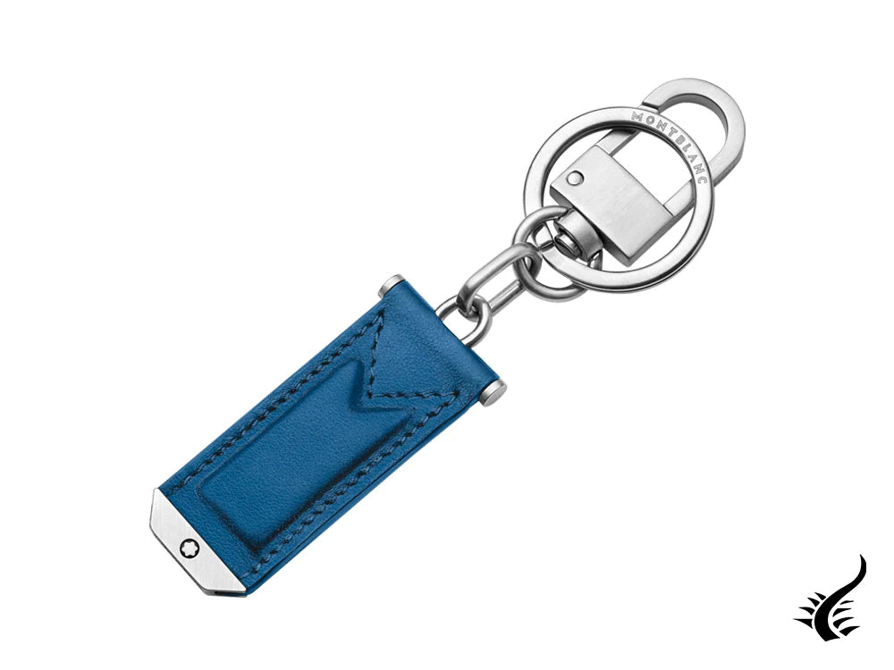 Montblanc Meisterstück Urban Key ring, Full-grain Cowhide, Blue, 124110