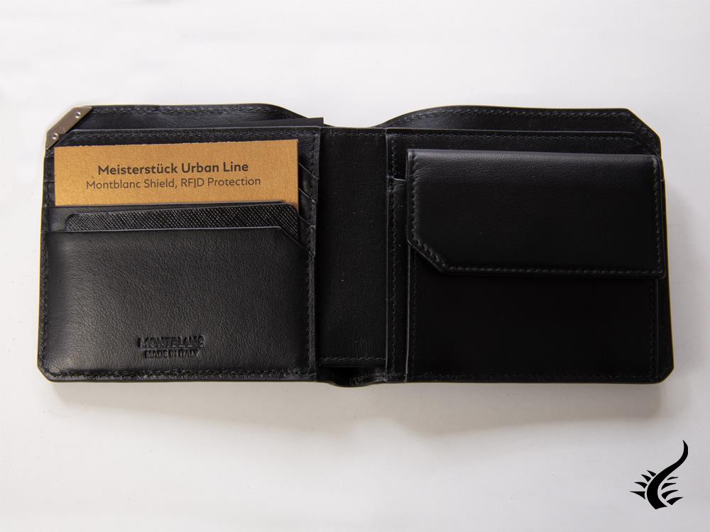 Montblanc Meisterstück Urban Wallet, Cowhide, Coin case, 4 Cards, 124094